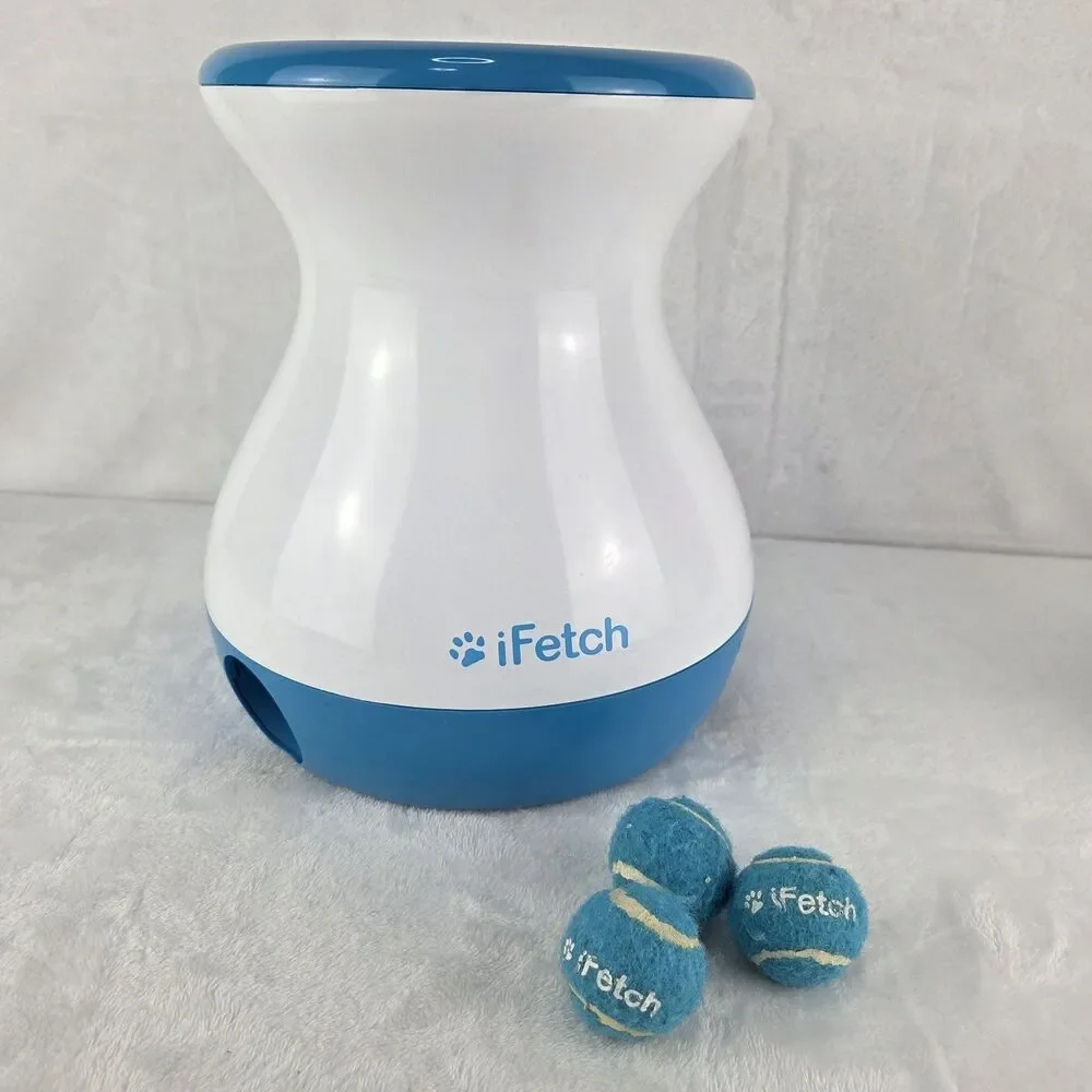 iFetch Interactive Dog Ball Toy Automatic Gravity Feeder 3 Balls Included